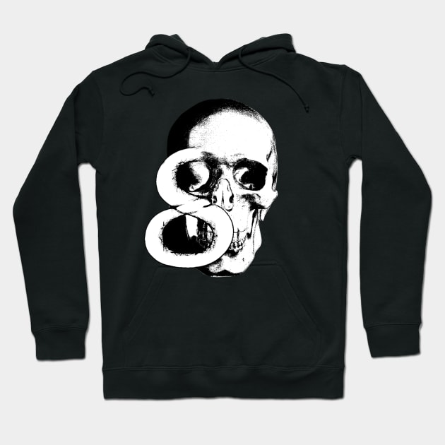 Skull No.8 Hoodie by Skorretto